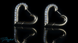 Amor Diamond Hoop Earrings