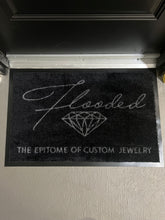 Load image into Gallery viewer, Flooded Jewelers Logo Door Mat