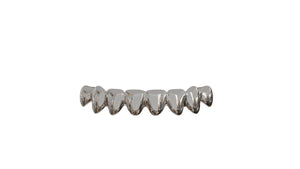 Solid Gold Grillz White gold
